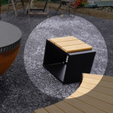 Holzauflage-Cube