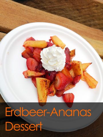Erdbeer Ananas Dessert - Grillring Rezept