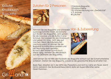 Kräuter Knoblauch Baguette - Rezept Download