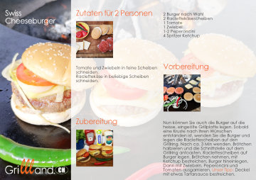 Swiss Cheeseburger - Rezept Download
