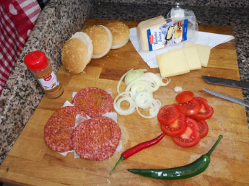 Swiss Cheeseburger - Zutaten