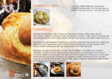 Tricolore Brot - Rezept Download