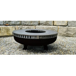 Fire Pit Grill Ring Thermo Black Ventilation ø 880