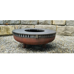Fire Pit Grill Ring ø 1040 Untreated, Ventilation